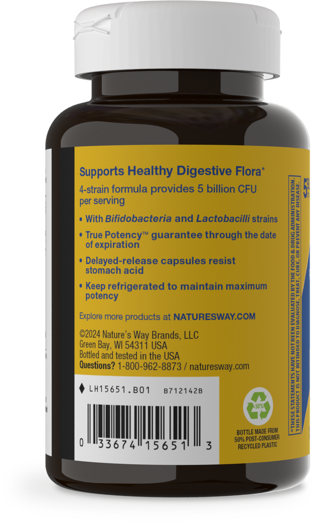 <{%360IMAGE2_15651%}>Nature's Way® | Primadophilus Bifidus Probiotic - left side of pack