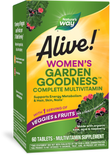 <{%PRIMARY_12111%}>Nature's Way® | Alive! Women's Garden Goodness Complete Multivitamin, 60 tablets