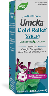 <{%PRIMARY_15792%}>Nature's Way® | Umcka ColdCare Syrup, 8 fl oz (240 ml), Mint-Menthol