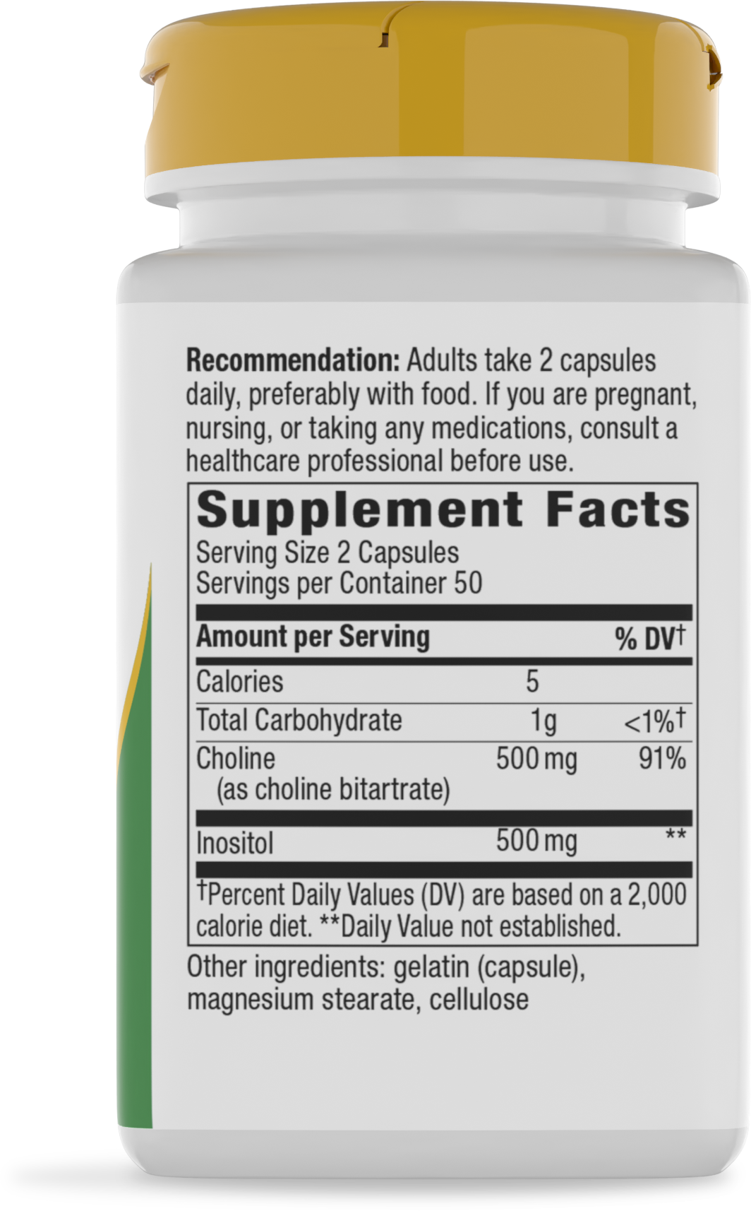 <{%360IMAGE1_40462%}>Nature's Way® | Choline & Inositol - right side of pack