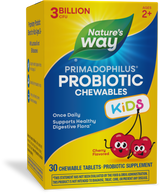 <{%PRIMARY_14243%}>Nature's Way® | Primadophilus Kids Probiotic, 30 chewables, Cherry