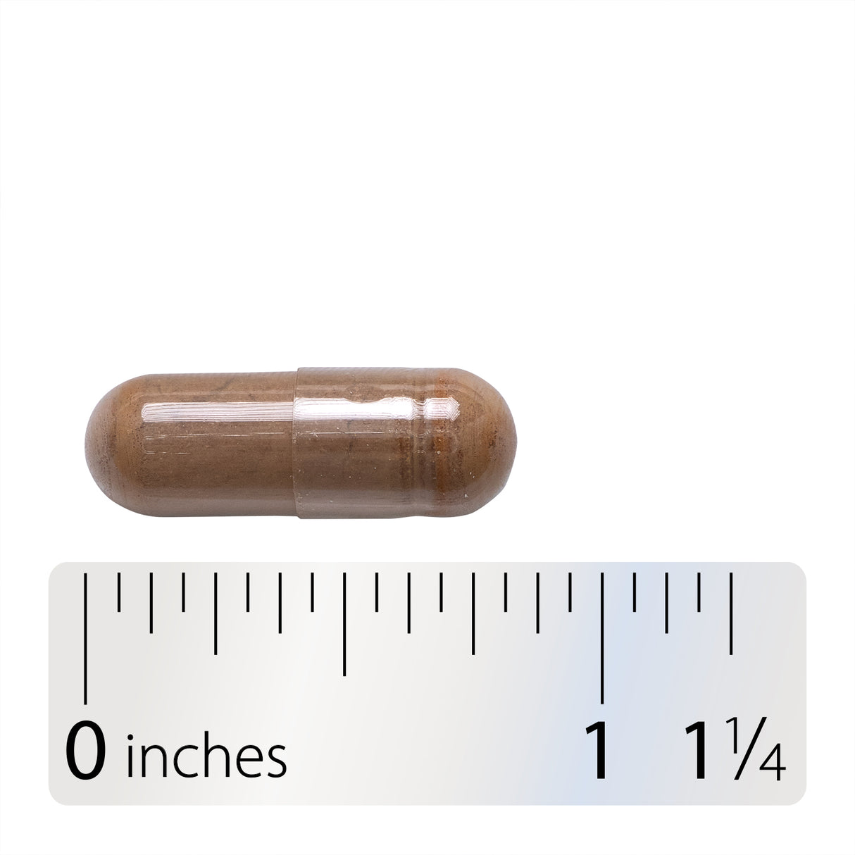 <{%360IMAGE4_15385%}>Nature's Way® | Pomegranate Standardized Extract - Capsule and ruler