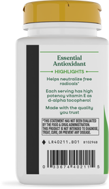 <{%360IMAGE2_40211%}>Nature's Way® | Vitamin E D-Alpha Tocopherol - left side of pack