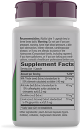 <{%360IMAGE1_08102%}>Nature's Way® | Super Milk Thistle - right side of pack