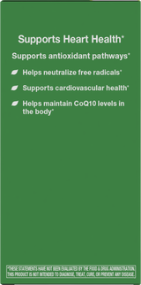 <{%360IMAGE3_06113%}>Nature's Way® | SMART Q10 CoQ10 - left side of pack