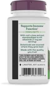 <{%360IMAGE2_60700%}>Nature's Way® | Cat's Claw Standardized Extract - left side of pack