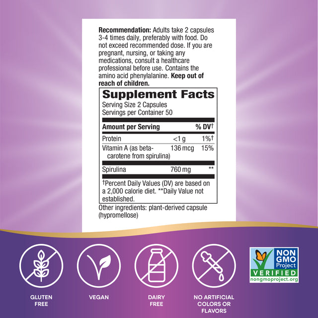 <{%MAIN4_17200%}>Nature's Way® | Spirulina Micro-Algae