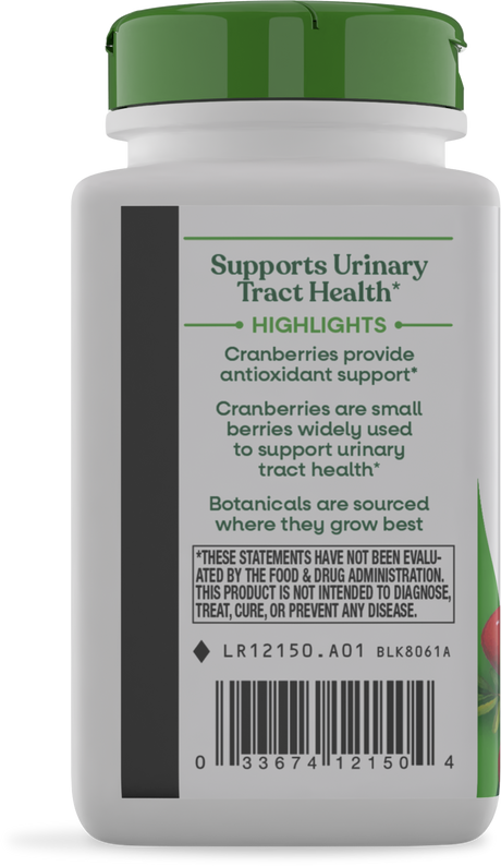 <{%360IMAGE2_12150%}>Nature's Way® | Cranberry Fruit - left side of pack