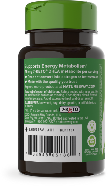 <{%360IMAGE2_05186%}>Nature's Way® | 7-KETO DHEA Metabolite - left side of pack