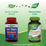 <{%MAIN1_10809%}>Nature's Way® | Tart Cherry Ultra Gummies - package updates old to new
