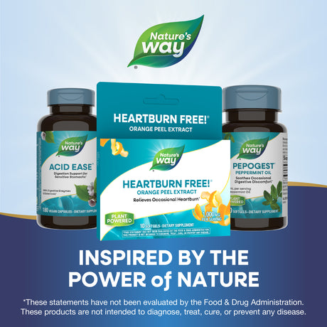<{%MAIN5_09110%}>Nature's Way® | Heartburn Free! Orange Peel Extract