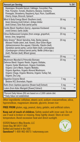 <{%360IMAGE2_15973%}>Nature's Way® | Alive! Men's 50+ Ultra Minis Multivitamin - back of pack