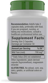 <{%360IMAGE1_17870%}>Nature's Way® | Wild Yam Root - right side of pack