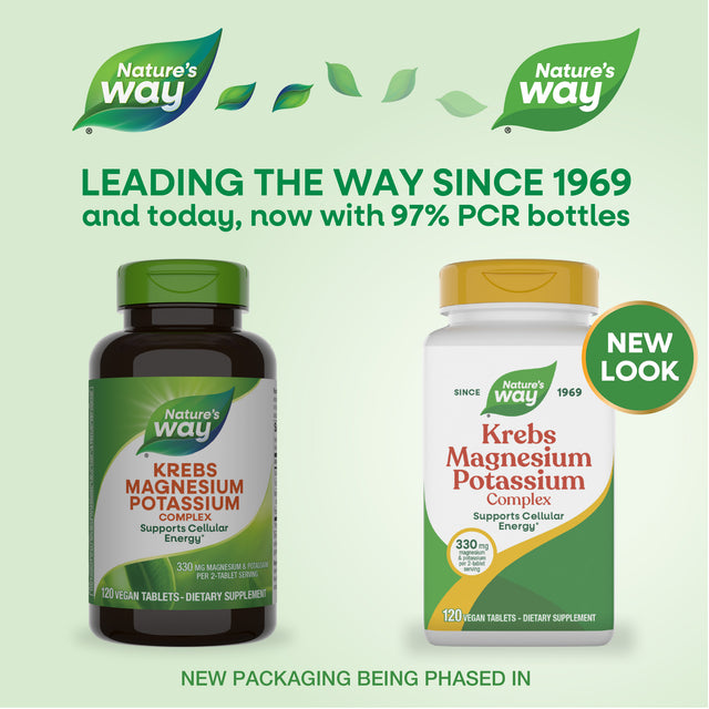 <{%MAIN1_07766%}>Nature's Way® | Krebs Magnesium Potassium Complex - package updates old to new