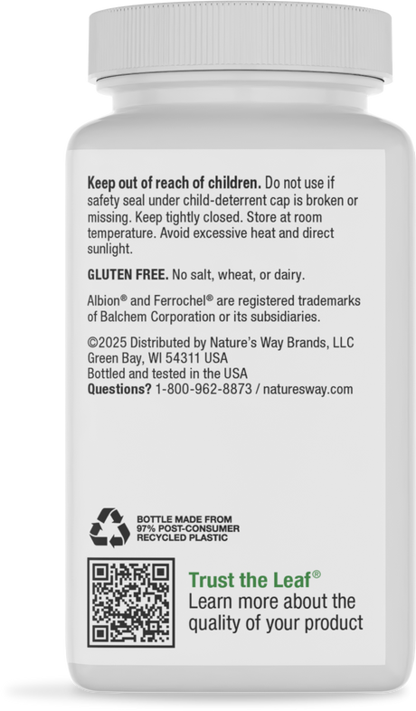 <{%360IMAGE3_05219%}>Nature's Way® | Energizing Iron - back of pack