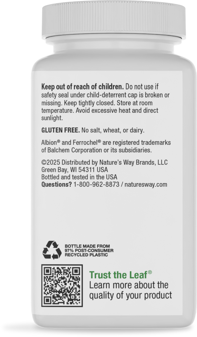<{%360IMAGE3_05219%}>Nature's Way® | Energizing Iron - back of pack
