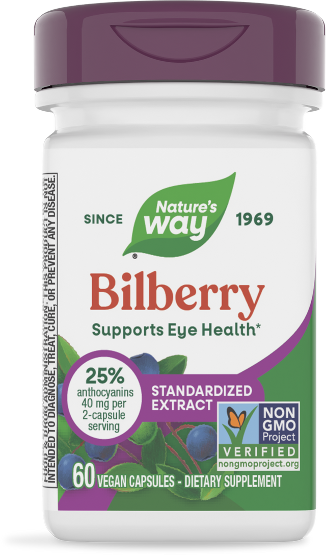 <{%PRIMARY_60500%}>Nature's Way® | Bilberry, 60 capsules