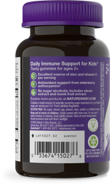 <{%360IMAGE2_15027%}>Nature's Way® | Sambucus Elderberry Zero Sugar Immune Gummies for Kids - left side of pack