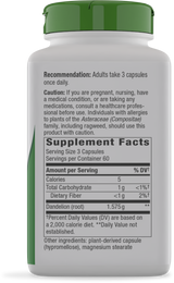 <{%360IMAGE1_15336%}>Nature's Way® | Dandelion Root - right side of pack