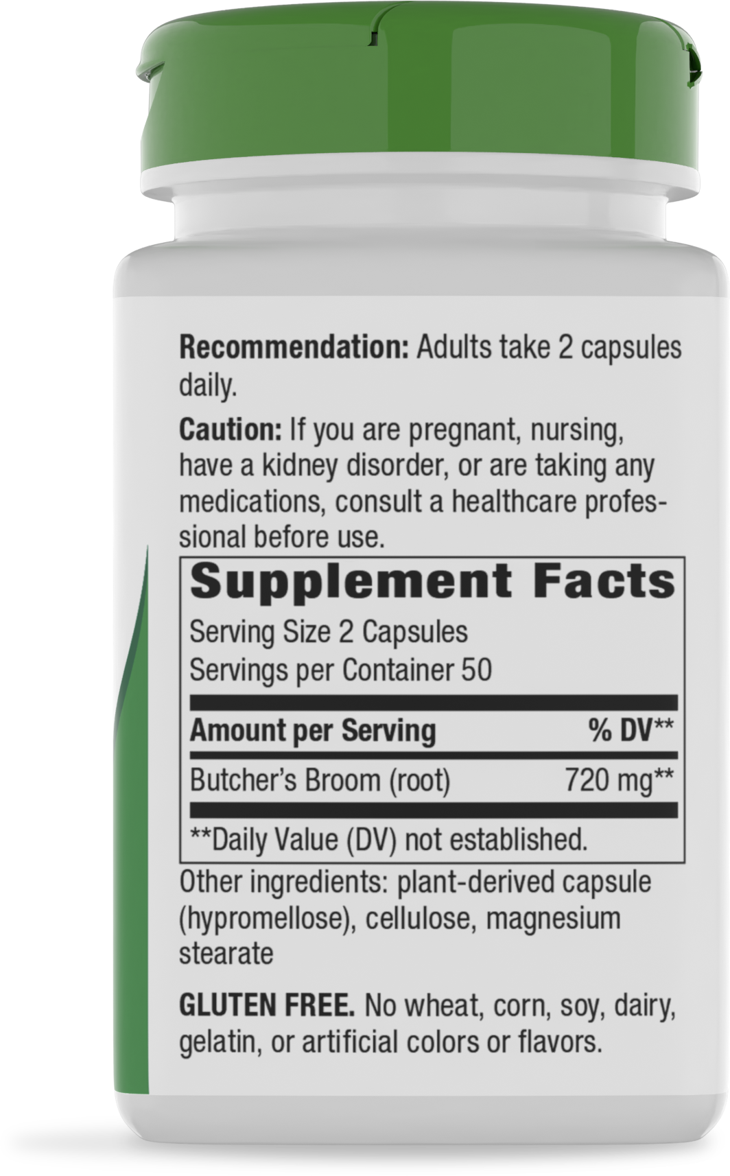 <{%360IMAGE1_11250%}>Nature's Way® | Butcher's Broom Root - right side of pack