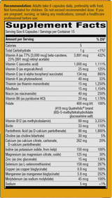 <{%360IMAGE1_15092%}>Nature's Way® | Alive! Max6 Potency Adult Complete Multivitamin-No Added Iron - right side of pack