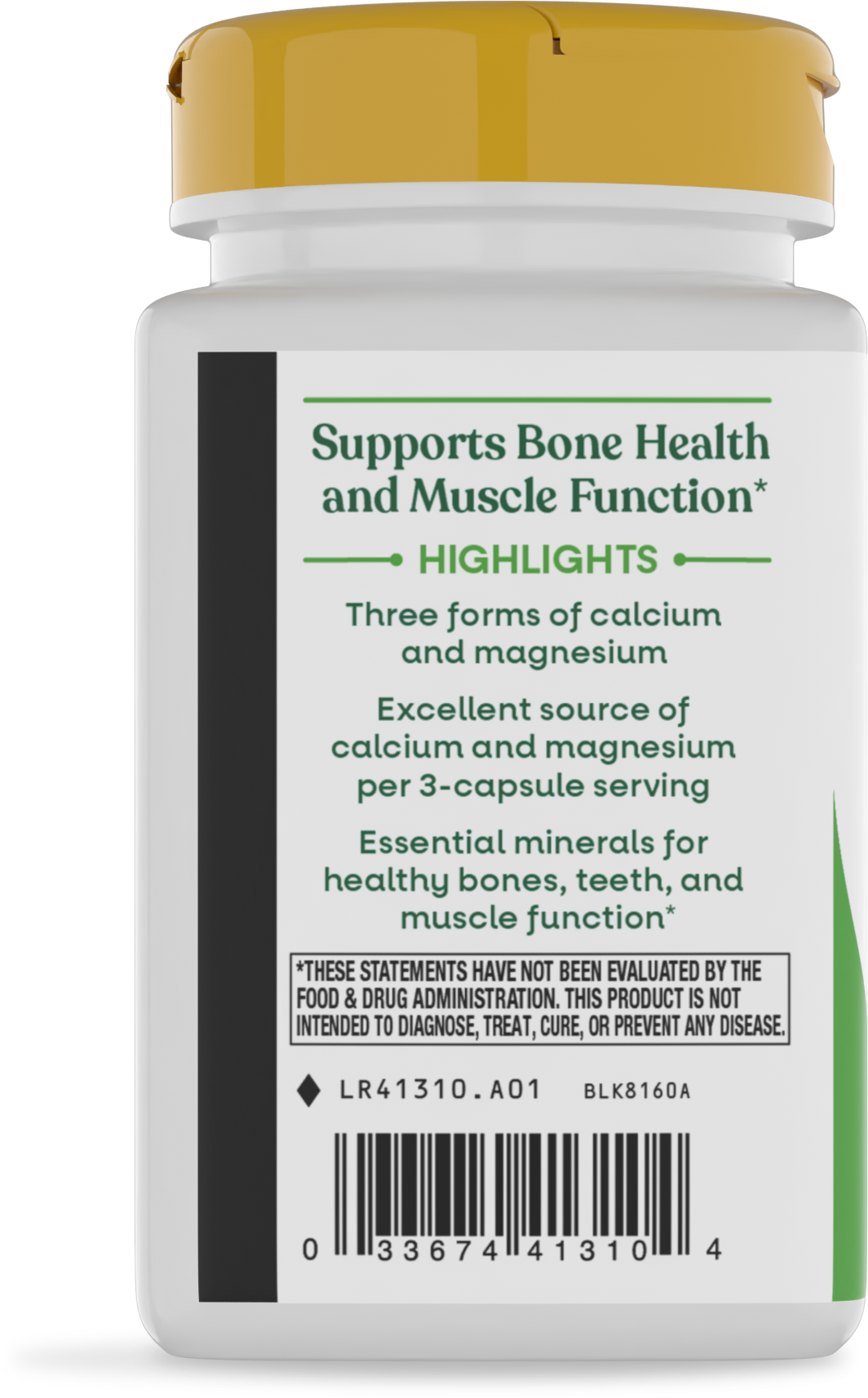 <{%360IMAGE6_41310%}>Nature's Way® | Calcium & Magnesium Mineral Complex - left side of pack