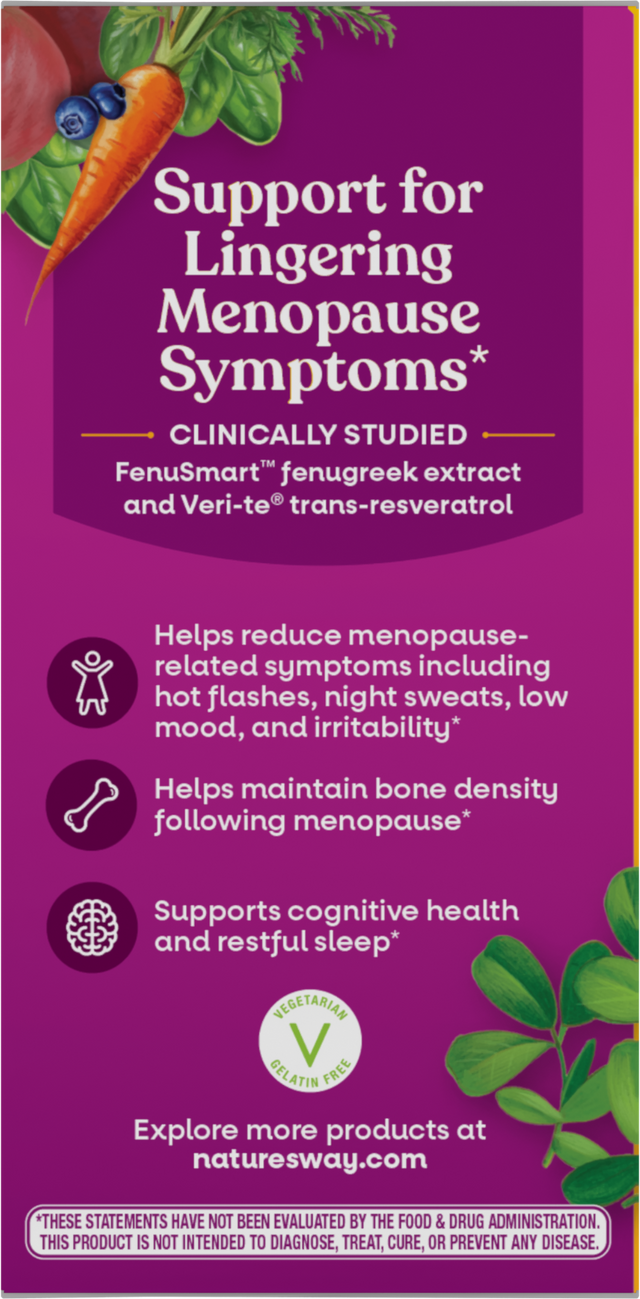<{%360IMAGE2_15936%}>Nature's Way® | Alive! Menopause - left side of pack