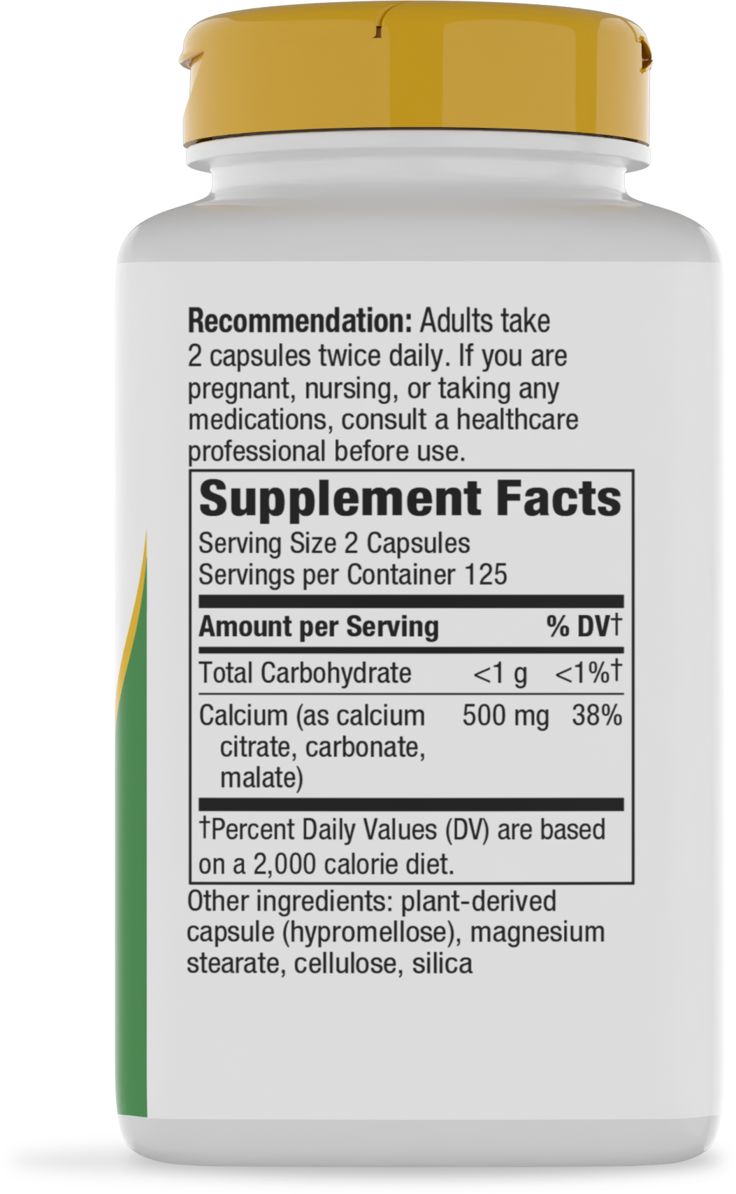 <{%360IMAGE1_41011%}>Nature's Way® | Calcium Citrate, Carbonate & Malate - right side of pack
