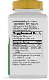 <{%360IMAGE1_41011%}>Nature's Way® | Calcium Citrate, Carbonate & Malate - right side of pack