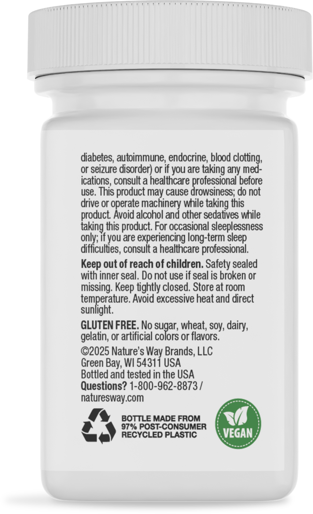 <{%360IMAGE3_49111%}>Nature's Way® | Melatonin Lozenge - back of pack