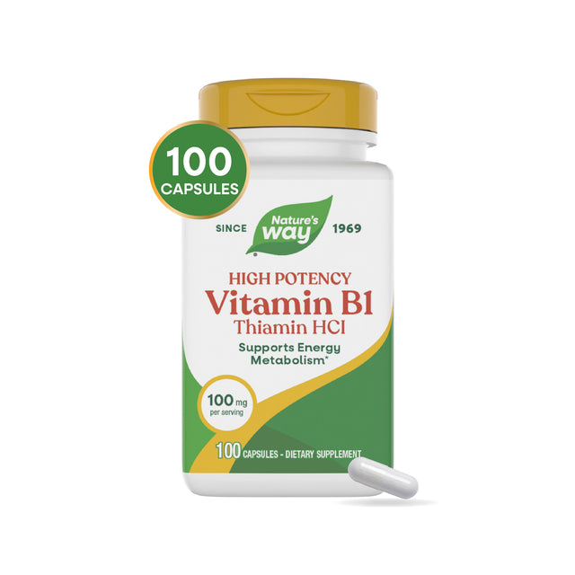 <{%MAIN6_40411%}>Nature's Way® | Vitamin B1 High Potency Thiamin HCl