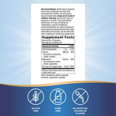 <{%MAIN10_41411%}>Nature's Way® | Calcium-Magnesium-Zinc