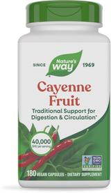 <{%PRIMARY_11508%}>Nature's Way® | Cayenne Fruit, 180 capsules