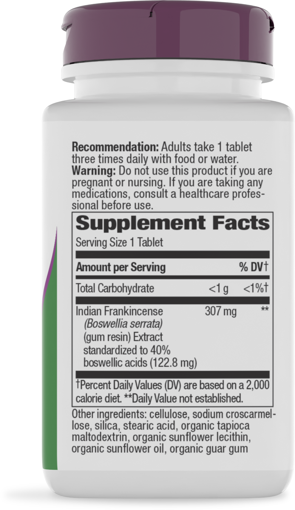 <{%360IMAGE1_64400%}>Nature's Way® | Boswellia Standardized Extract - right side of pack
