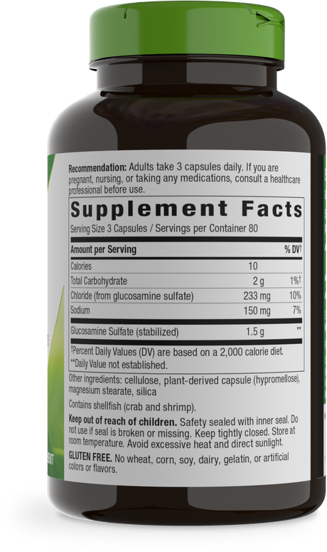 <{%360IMAGE1_01787%}>Nature's Way® | GS-500 Glucosamine Sulfate - right side of pack