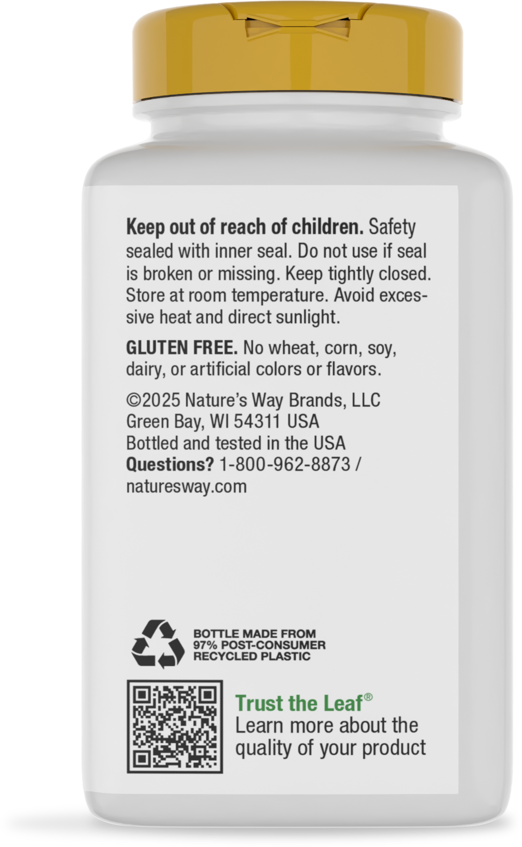 <{%360IMAGE3_41311%}>Nature's Way® | Calcium & Magnesium Mineral Complex - back of pack