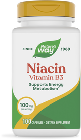 <{%PRIMARY_40470%}>Nature's Way® | Niacin Vitamin B3, 100 capsules