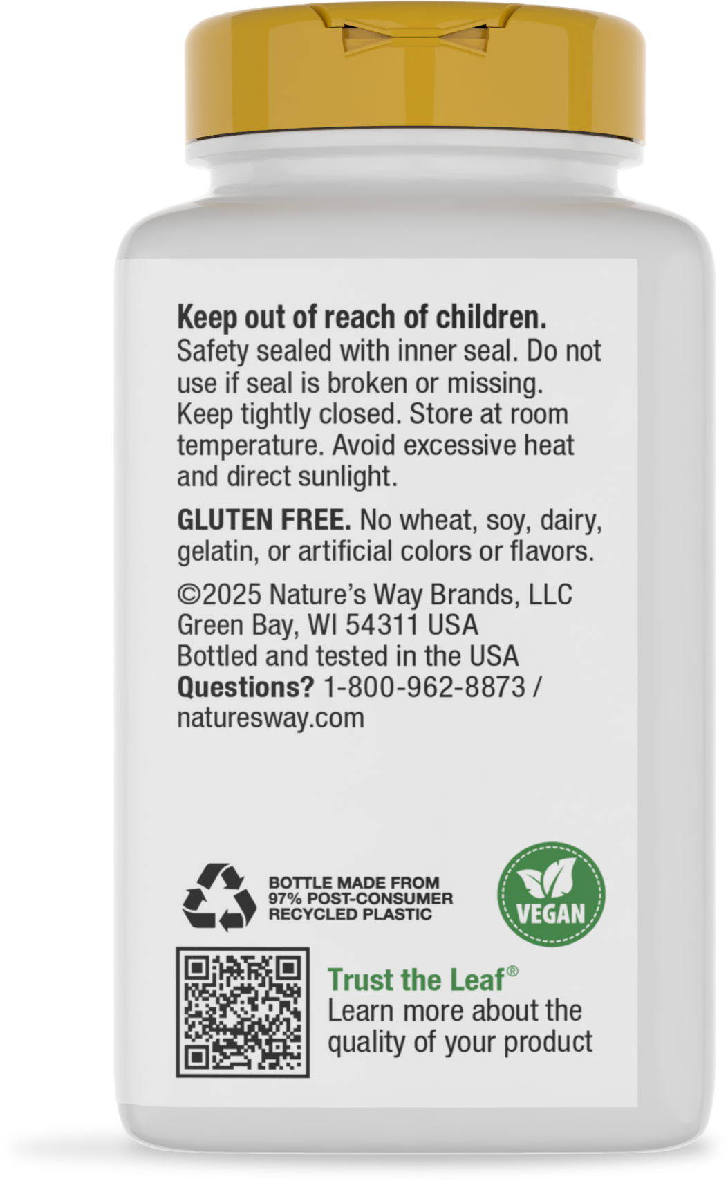 <{%360IMAGE3_41011%}>Nature's Way® | Calcium Citrate, Carbonate & Malate - back of pack