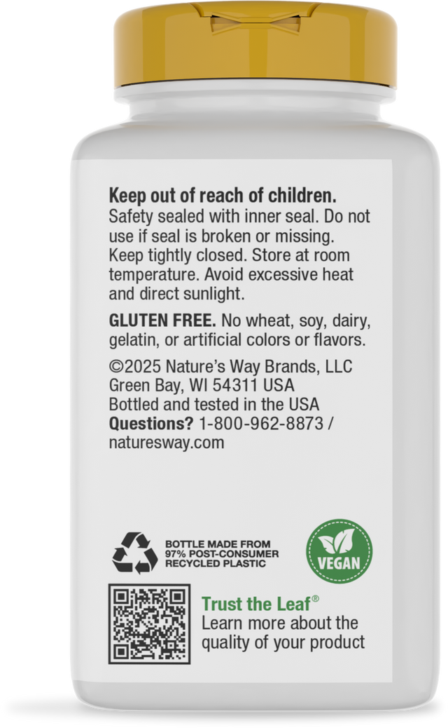 <{%360IMAGE3_41011%}>Nature's Way® | Calcium Citrate, Carbonate & Malate - back of pack