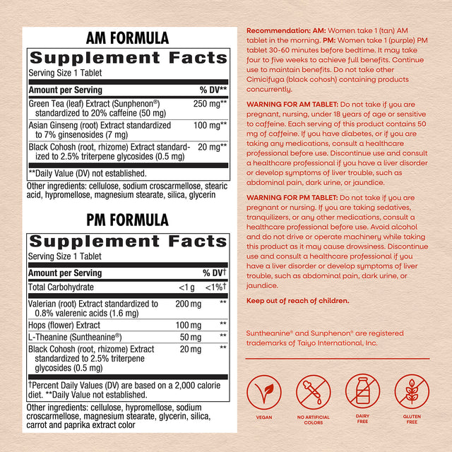 <{%MAIN4_07206%}>Nature's Way® | AM/PM Menopause Formula