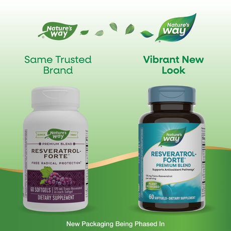 <{%MAIN1_05836%}>Nature's Way® | Resveratrol-Forte Premium Blend - package updates old to new