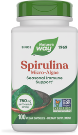 <{%PRIMARY_17200%}>Nature's Way® | Spirulina Micro-Algae, 100 capsules