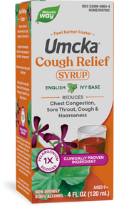 <{%PRIMARY_15864%}>Nature's Way® | Umcka Cough Relief Syrup, 4 fl oz (120 ml), English Ivy