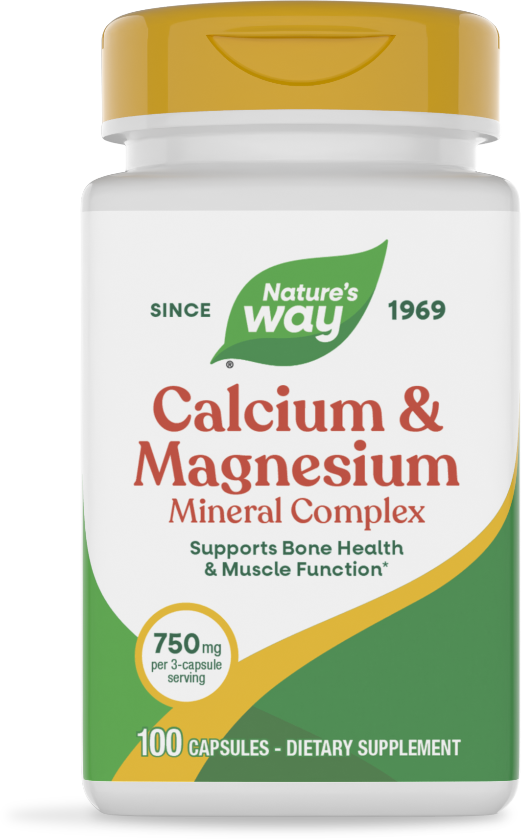 <{%PRIMARY_41310%}>Nature's Way® | Calcium & Magnesium Mineral Complex, 100 capsules