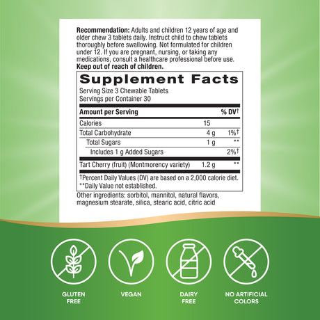 <{%MAIN4_15831%}>Nature's Way® | Tart Cherry Ultra Chewables