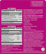 <{%360IMAGE1_07206%}>Nature's Way® | AM/PM Menopause Formula - back of pack