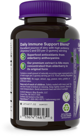 <{%360IMAGE5_14617%}>Nature's Way® | Sambucus Elderberry Zero Sugar Immune Gummy - left side of pack