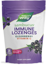 <{%PRIMARY_12709%}>Nature's Way® | Sambucus Immune Lozenges, 24 lozenges, Wild Cherry