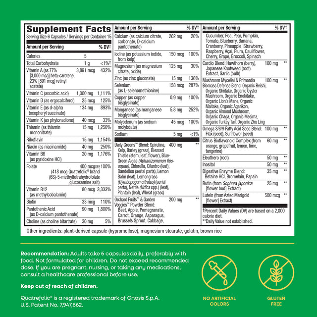 <{%MAIN5_15092%}>Nature's Way® | Alive! Max6 Potency Adult Complete Multivitamin-No Added Iron