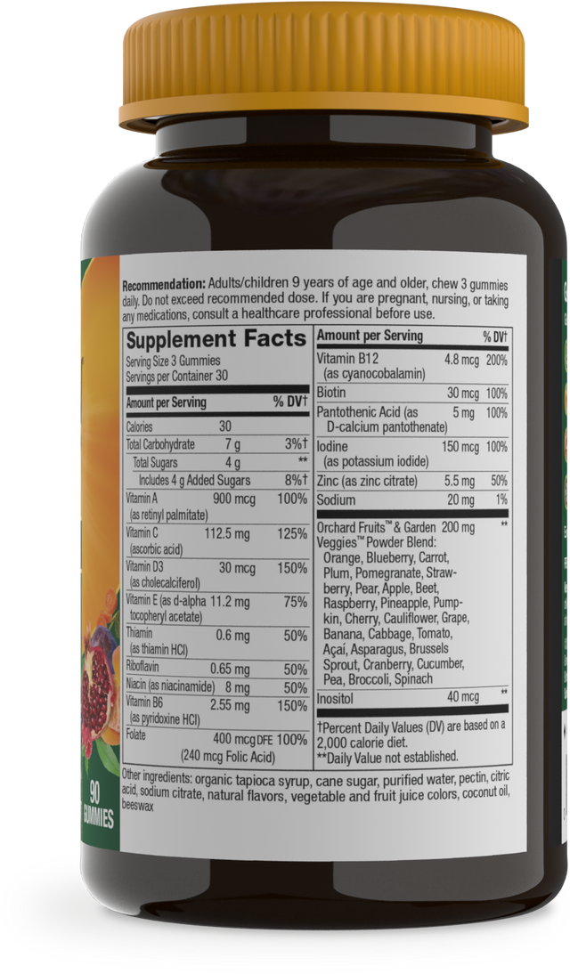 <{%360IMAGE1_15817%}>Nature's Way® | Alive! Adult Premium Gummy Multivitamin - right side of pack